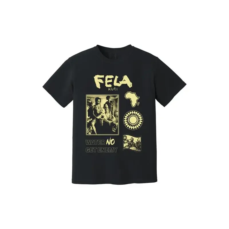 Fela Heavyweight T Shirt Afrobeats Afro Beat Fan Art Water No get Enemy Vntg rap tee