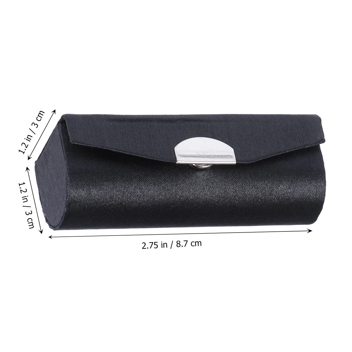 Astuccio per Rossetto con Superficie Liscia, Nero Premium, Antiurto, Anti-caduta, Scatola Portaoggetti con Specchio, Organizer da Viaggio per Trucco