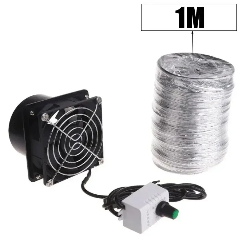 1set Adjustable Speed Solder Smoke Absorber Fume Extractor Fan Pipe Duct Exhuast Fan USB Adjustable Speed With 1M Pipe image 5