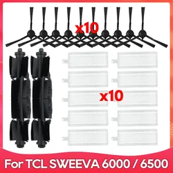 TCL SWEEVA 6000 / 6500 / RVR3A 호환 로봇 청소기 롤러 메인 사이드 브러시 Hepa 필터 예비 부품 액세서리