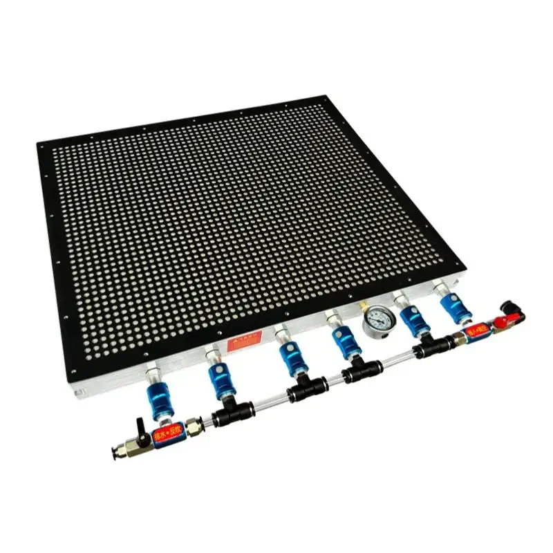 Vacuum suction cup industrial porous multi-point machining center hollow intelligent sealless adsorption platform