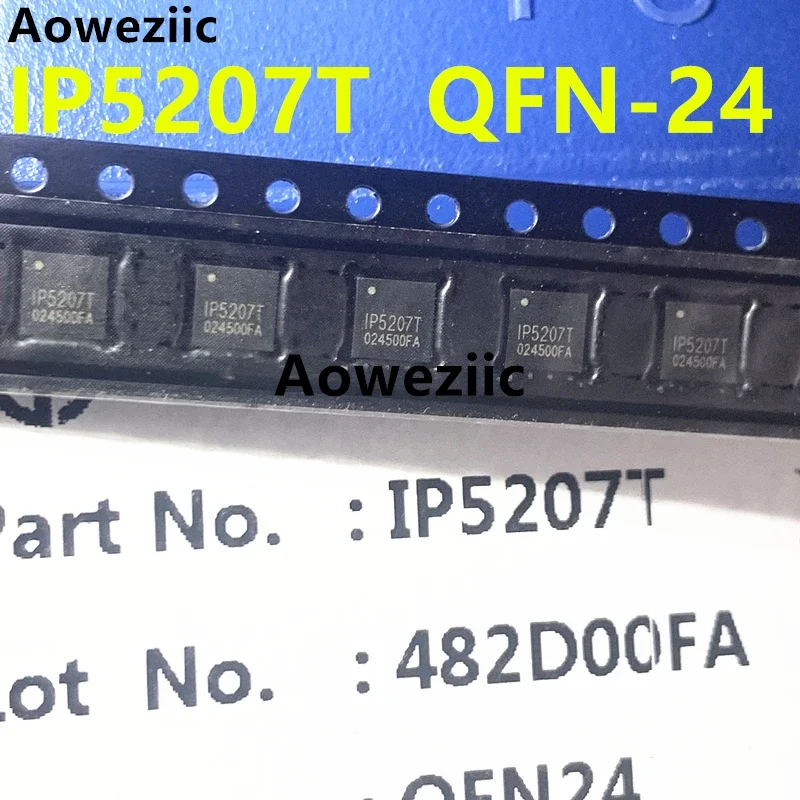 IP5207T QFN-24-EP (4 * 4) IP5207 1,2 A Laden und Entladen mit NTC-Funktion Mobile Power IC