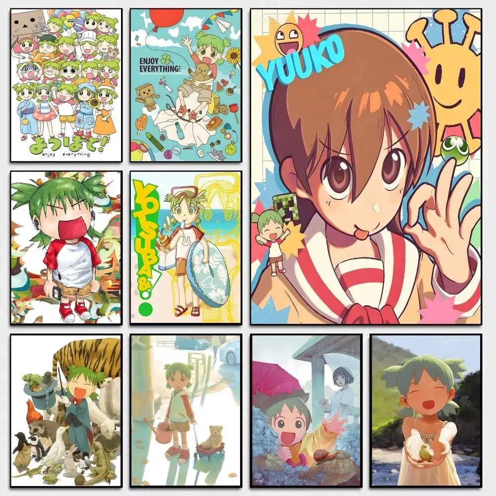 A-Anime-Y-Yotsuba-S-Sweet Classic Vintage Posters Vintage Room Home Bar Cafe Decor Nordic Home Decor