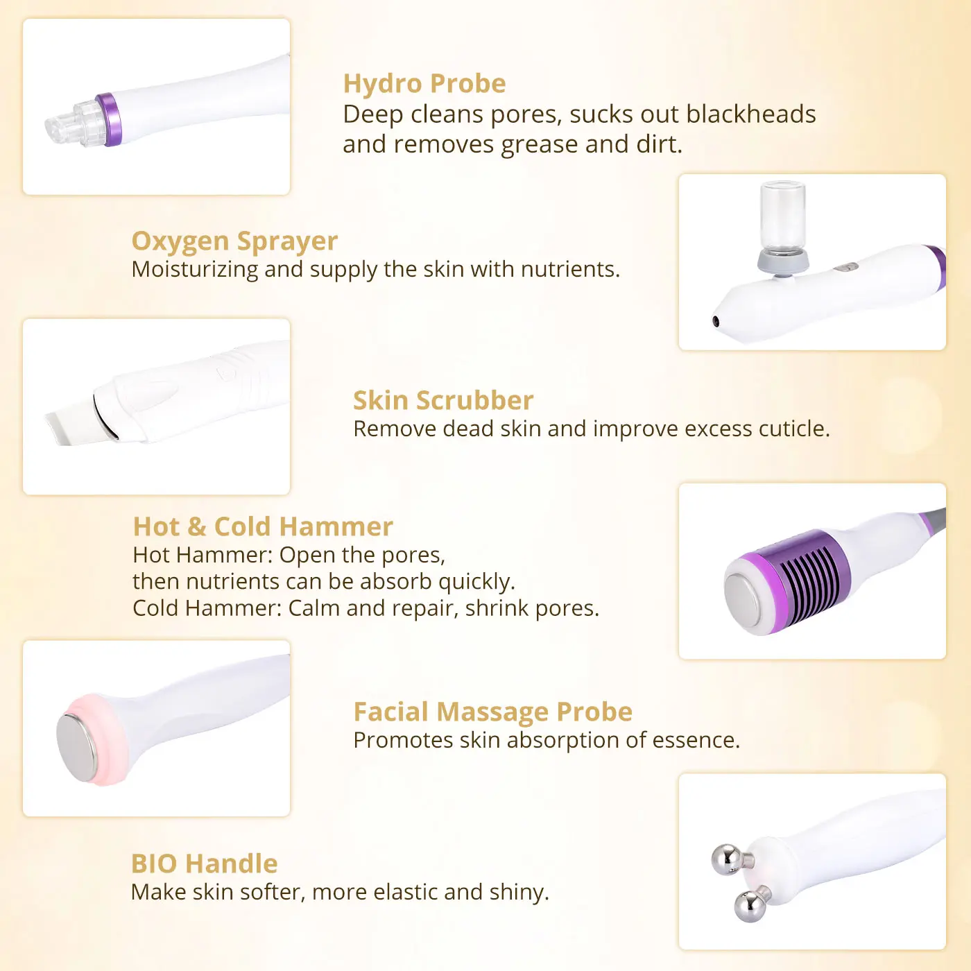 Professional Hydro Water Oxygen Machine Jet Peel Oxy Spray Facial Machine Face Cleaning Lifting Dermabrasion Skin Care Beauty
