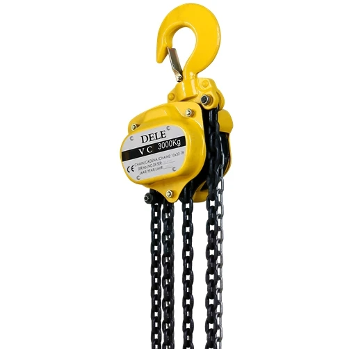 Hangzhou DELE Mini Hoists VC 2 Ton Hand Chain Block Hoists and Lever Lift and Chain Hoist Price