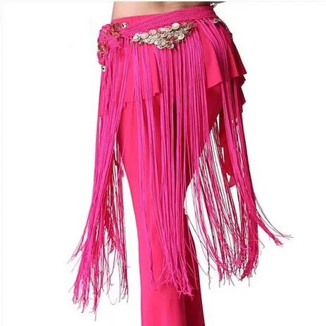 Belly dance costumes senior gold coins tassel  belly dance belts for women belly dance costume hip scarf