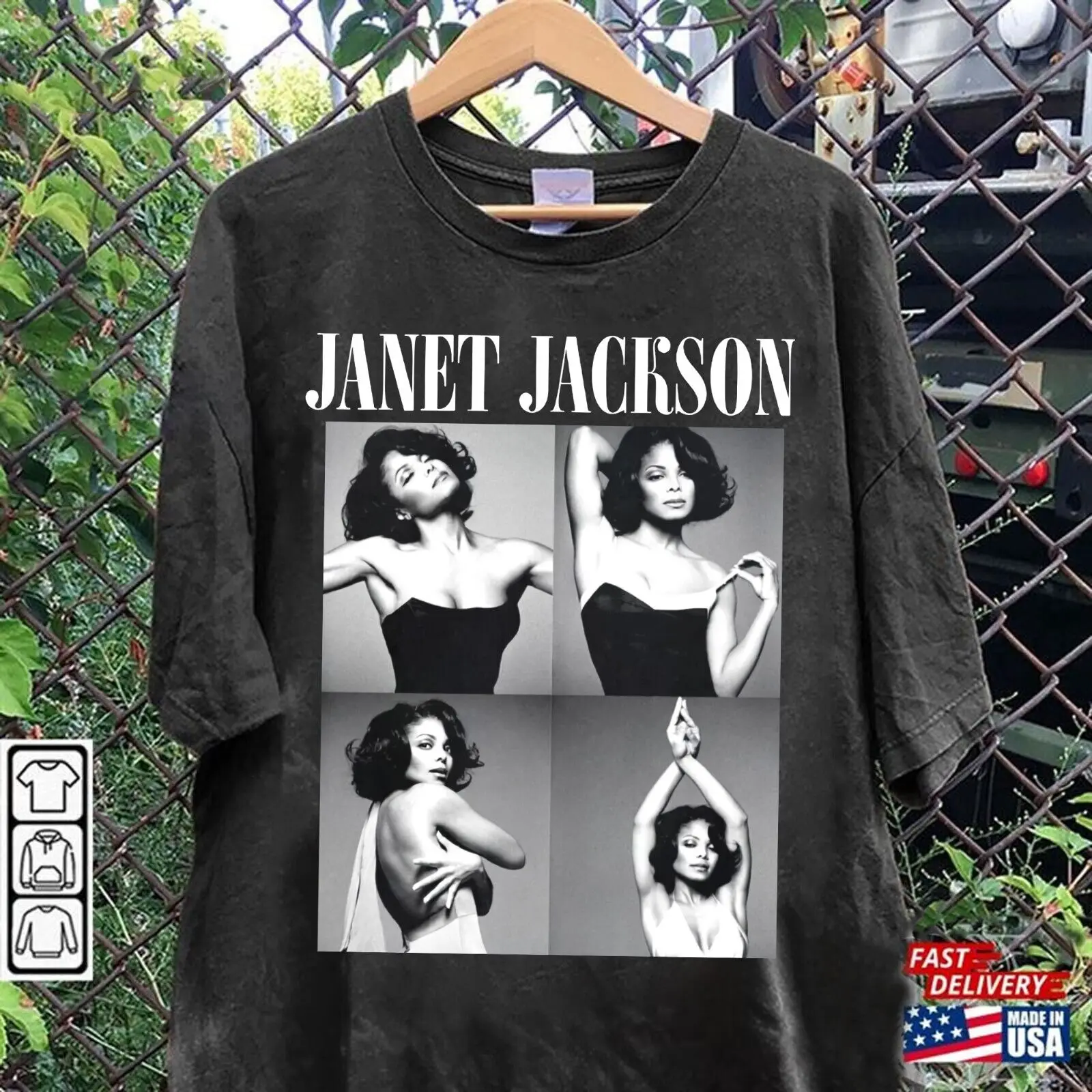 New Rare Janet Jackson Sexy Hip Hop Men S-5XL Tee 4D512