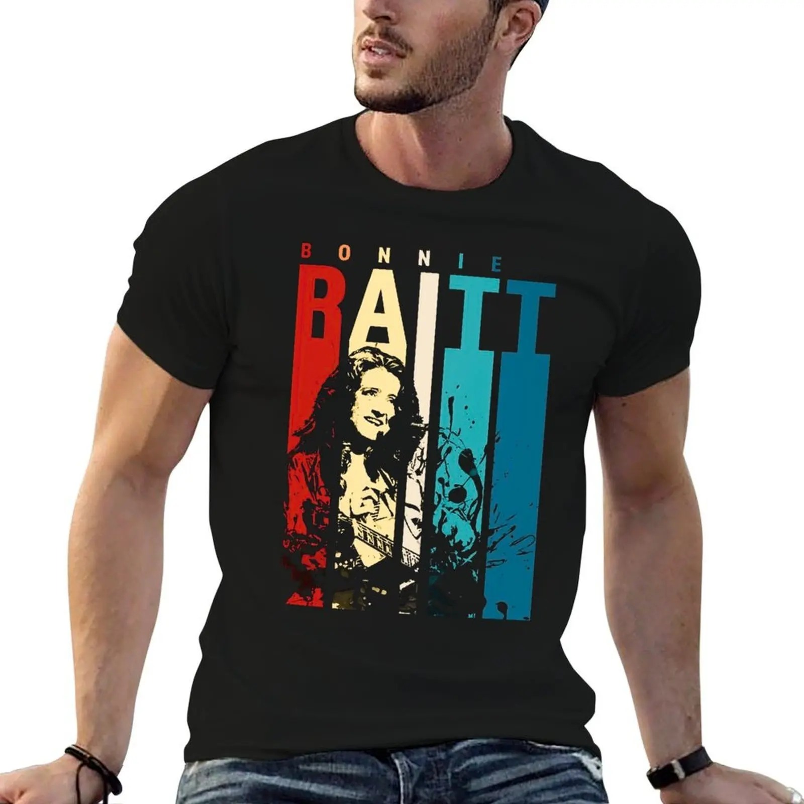 Bonnie Raitt T-Shirt Funny t-shirts kawaii clothes mens big and tall t shirts