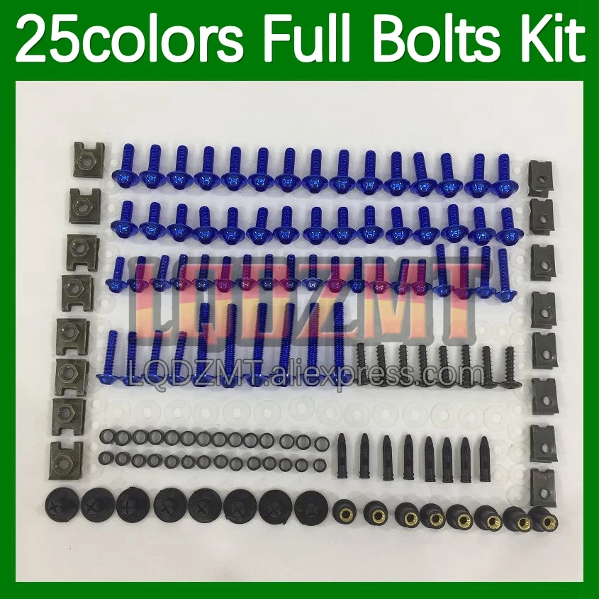 268pcs Body Bolt Full Screws Kit For SUZUKI GSXR1000 K9 GSXR 1000 1000CC 09 10 11 12 2013 2014 2015 2016 Fairing Bolts screw Nut