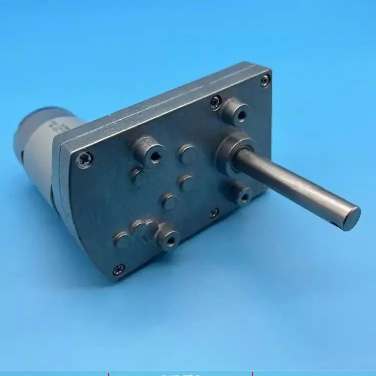 7-shaped 555 reduction motor, slow motor, all metal gear, high torque reduction, DC motor 6V~12V 4rpm-8rpm
