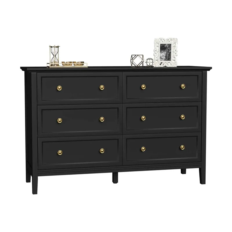 #Modern Simplicity Wood Three Six Bucket Cabinet Drawer Storage High-Level Bedroom Living Room Dining Side Storage