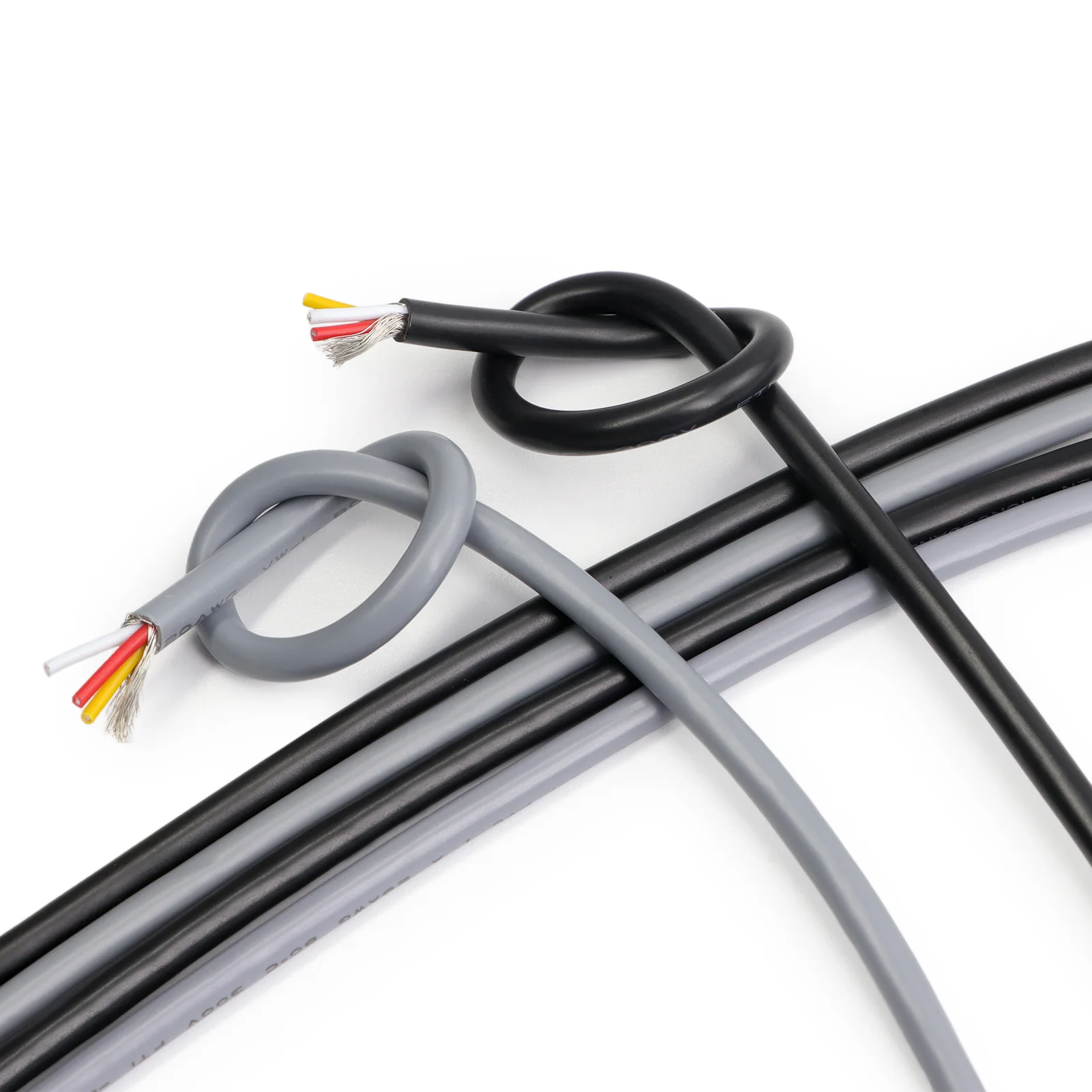 1M 30-18AWG UL2547 Shielded Wire 2 3 4 5 6 8 Cores PVC Insulated Channel Amplifier Audio Signal Cable Tinned Copper Control Line