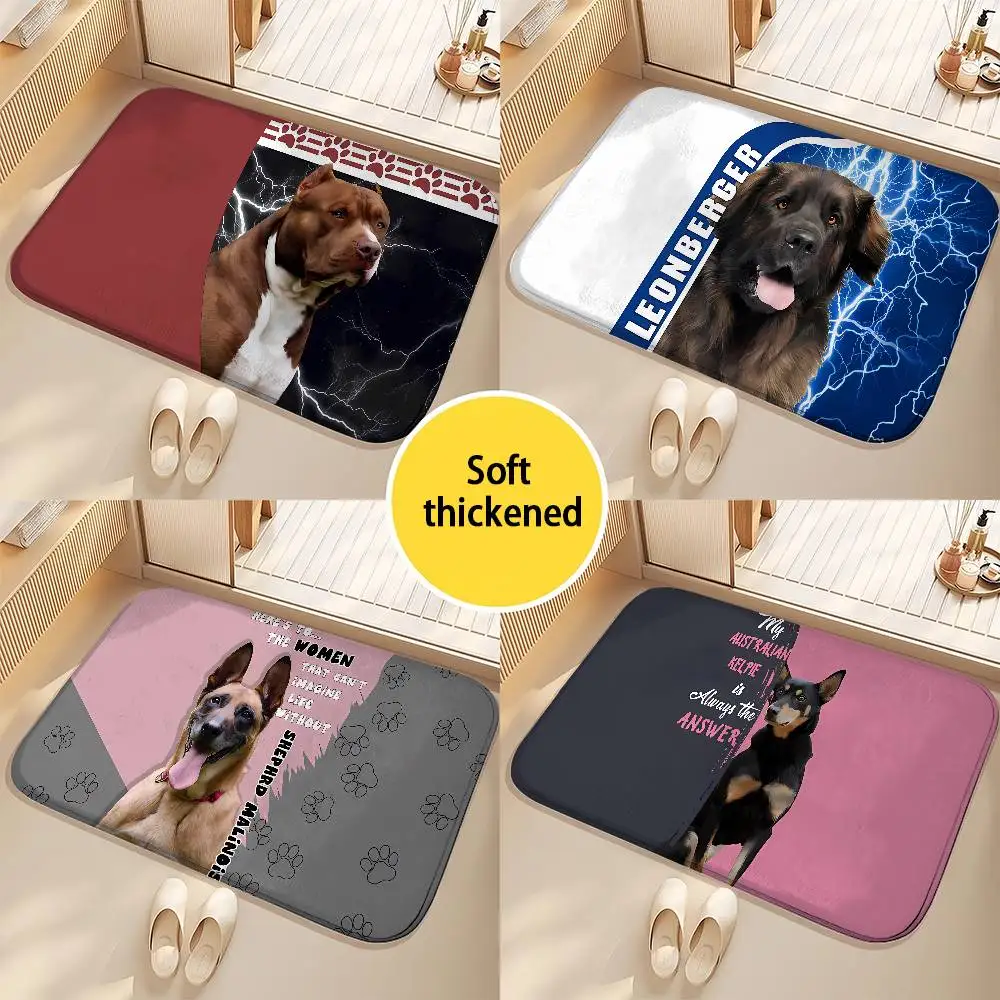 

Cute Dog Welcome Floor Mat Printed large carpets living room and bedroom carpets bathroom anti slip door MATS small carpets