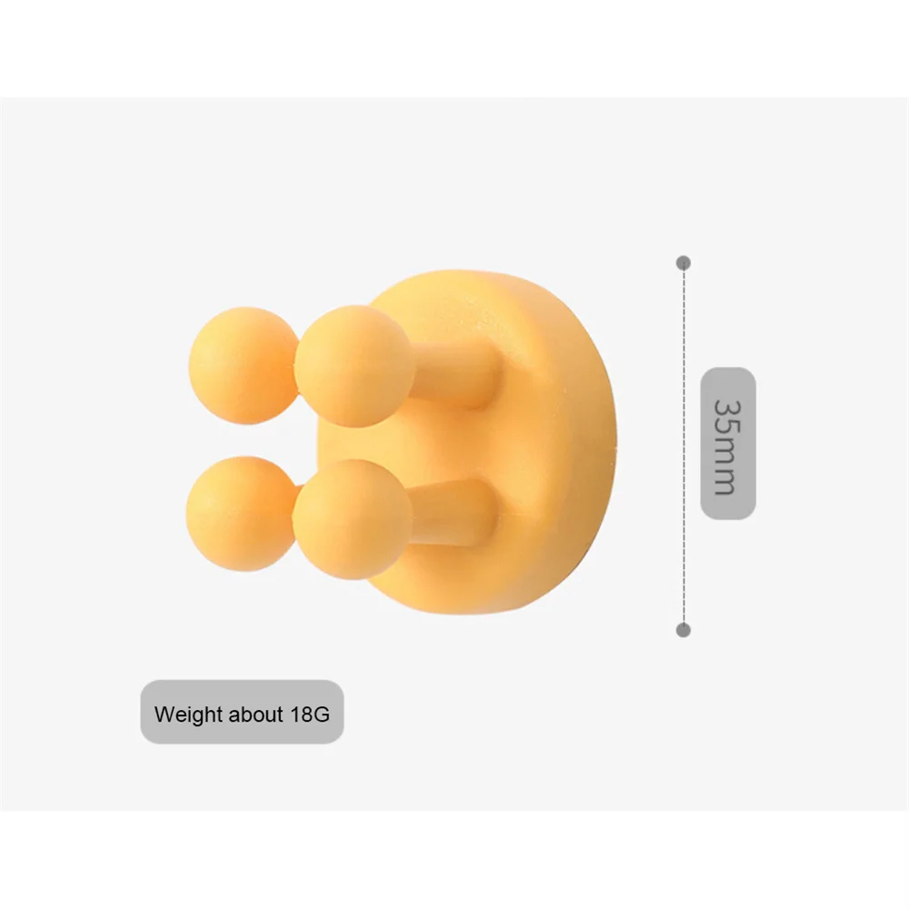 Razor Hook Silicone Foot Hook Design Kitchen Paste Wholesale Storage Rack Toothbrush Hook Nail Free Easy To Use Walls Hook Up