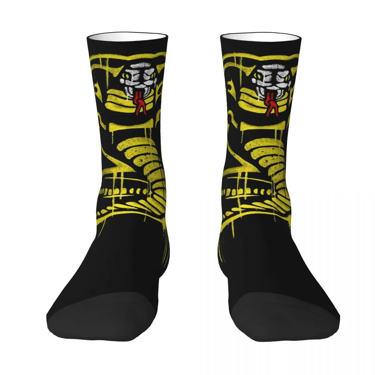 Karate Kid Cobra Kai Vintage Unisex Socks,Cycling 3D Print Happy Socks Street Style Crazy Sock