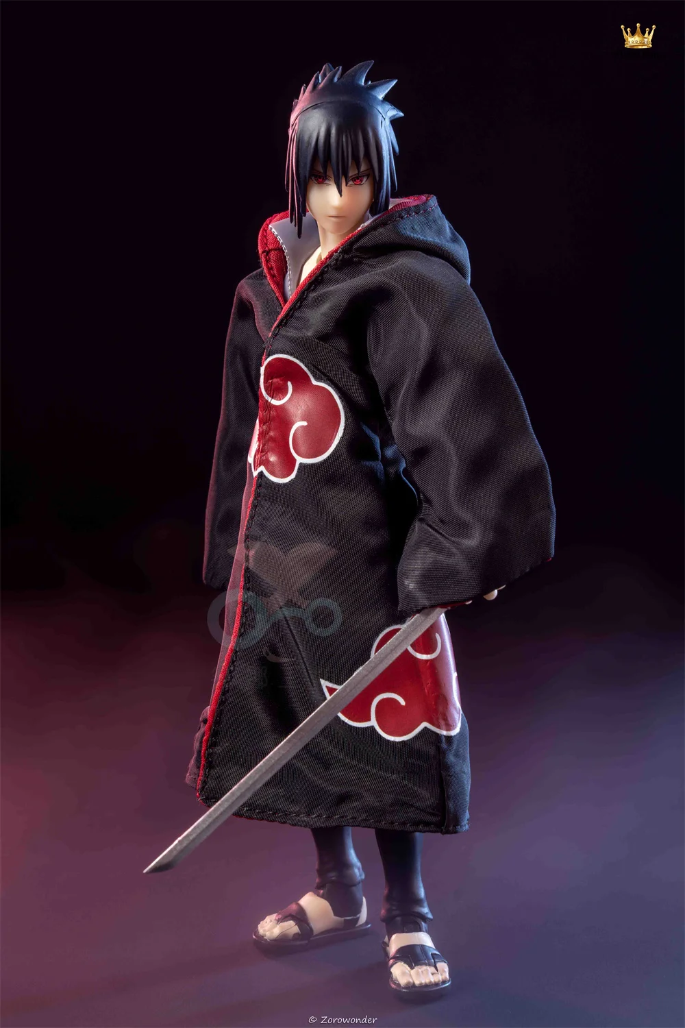 أزياء أنيمي ناروتو أوزوماكي المصنوعة يدويًا ، Uchiha Itachi ، Obito Uchiha ، ناروتو ، قبعة خيزران ، مجموعة مناسبة ، شخصيات حركة SHF ، جسم