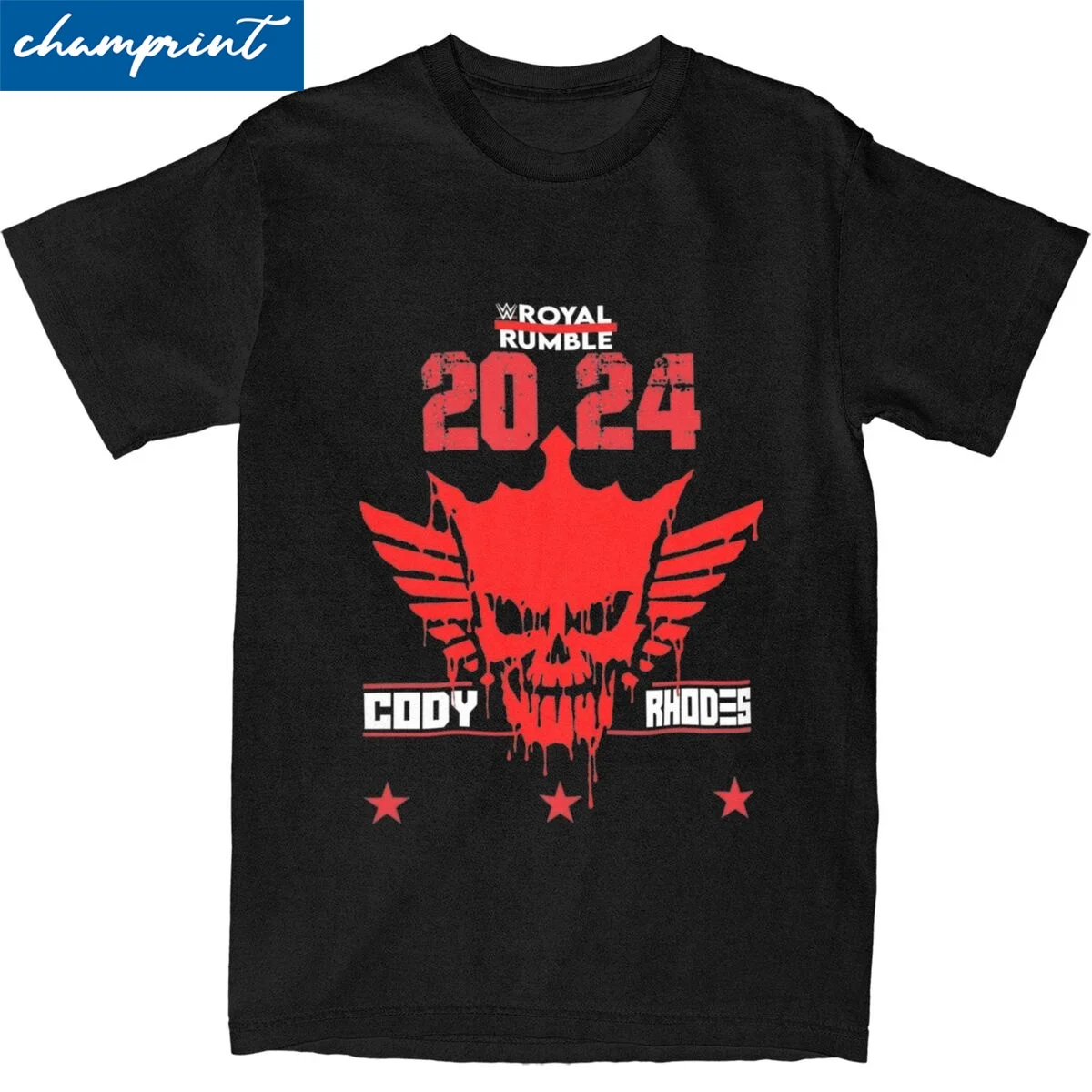 Cody Rhodes Charming Smile Tshirt Men's 100%Cotton Clothes Printed O-neck Short Sleeve