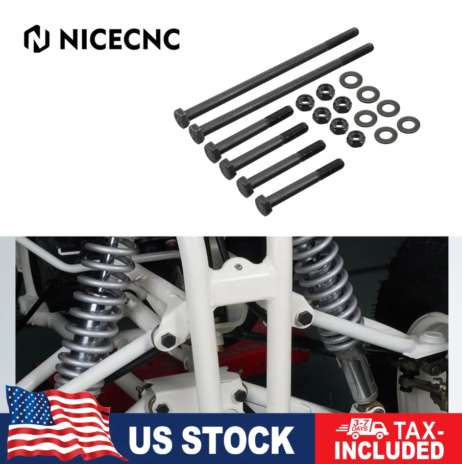 

ATV A-Arm Bolt Screws For Yamaha Blaster 200 YFS200 1988-2006 Carbon Steel High Quality Accessories 2005 2004 2003 2002 2001