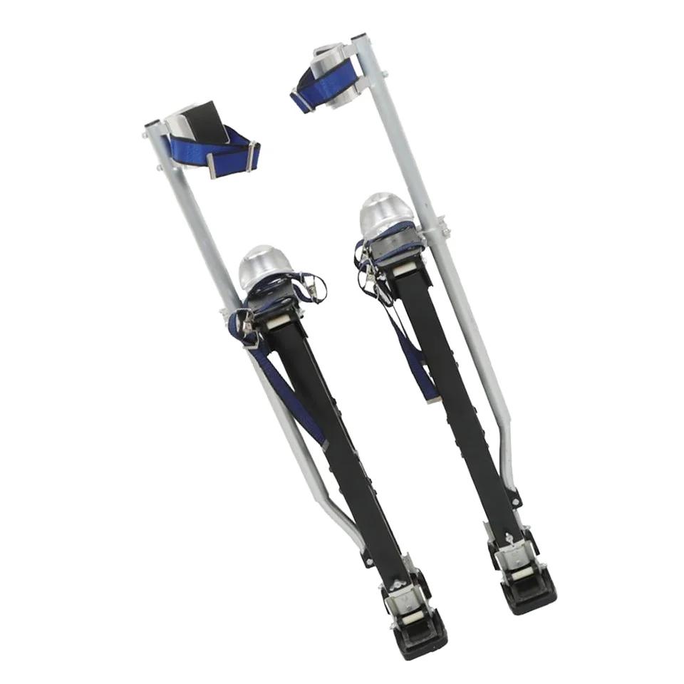 24-40 inch aluminum drywall work stilts adjustable, black drywall separator ladder and scaffold