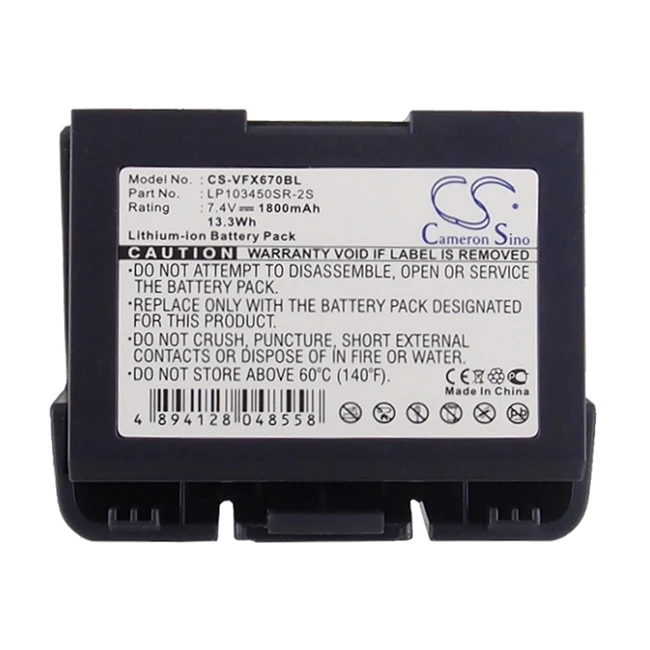 Cameron Sino 1800mAh Battery For VX670 wireless terminal  vx670 wireless credit card machine  VX520  24016-01-R  LP103450SR-2S