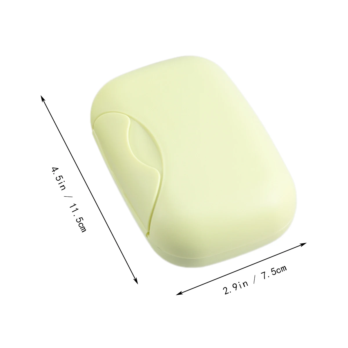 

Portable Soap Dish Sealed Container Case for Travel Camping Hiking Home Use PP Plastic Compact Lightweight