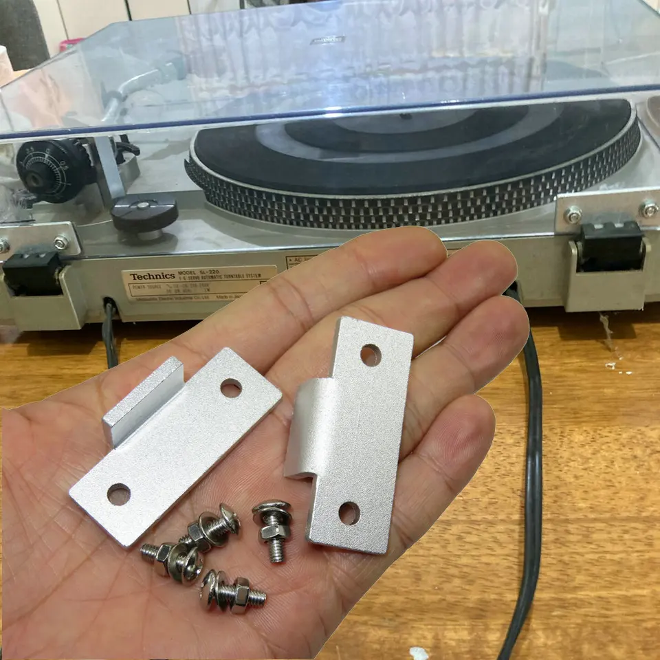 Produktbild von Reparatur-Set Für Technics Staubschutz-Scharniere – Passend Für SL-D2, SL-Q2 & SL-3200