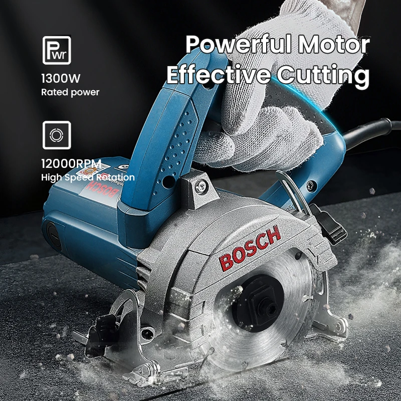 Bosch GDM 13-34 Circular Saw Heavy Duty Slotting Tile Stone Marble Cutting Machine Electric 1300W Disc Portable Saw Power Tool