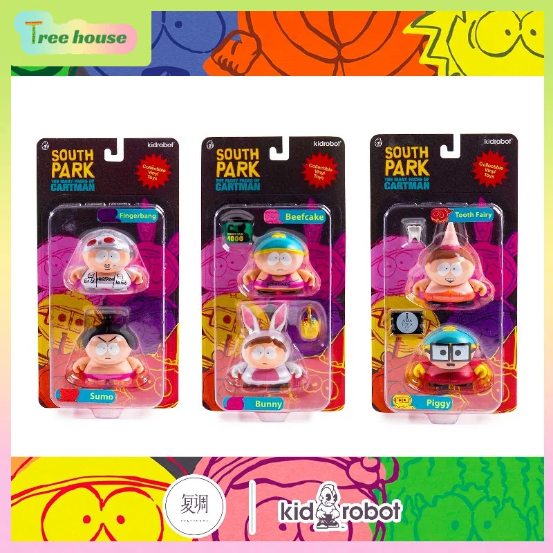 

In Stock Kidrobot South Park 5.5cm Game Character Doll Model 2.2Inch Figures Collection Retro Desktop Ornaments Christmas Gift