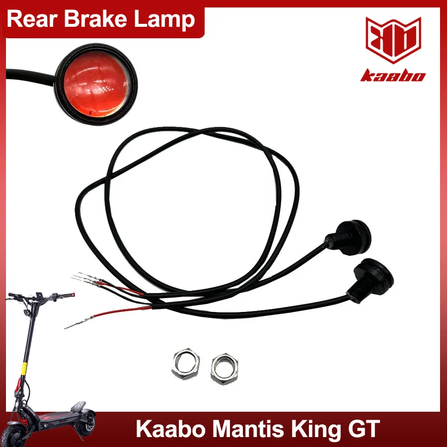 MK Rear Brake Lamp Light Red Lighting Braking Showing Bright Original Parts for Kaabo Mantis King GT Accessories 10inch