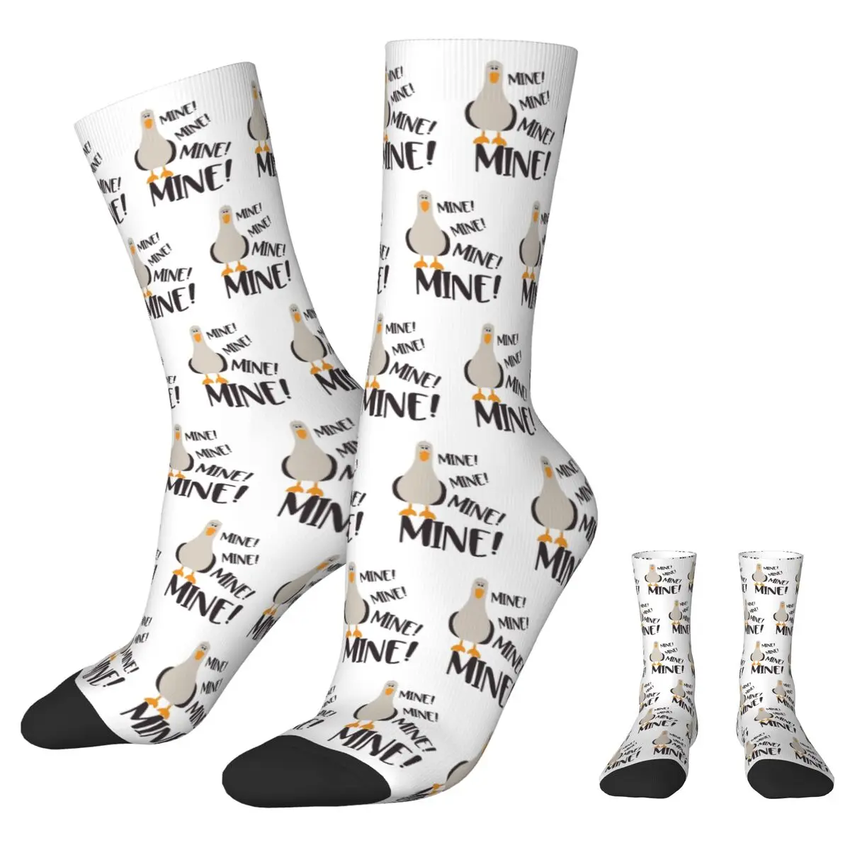 Finding Nemo Socks Autumn Mine Stockings Elegant Men Warm Soft Socks Design Running Non Slip Socks