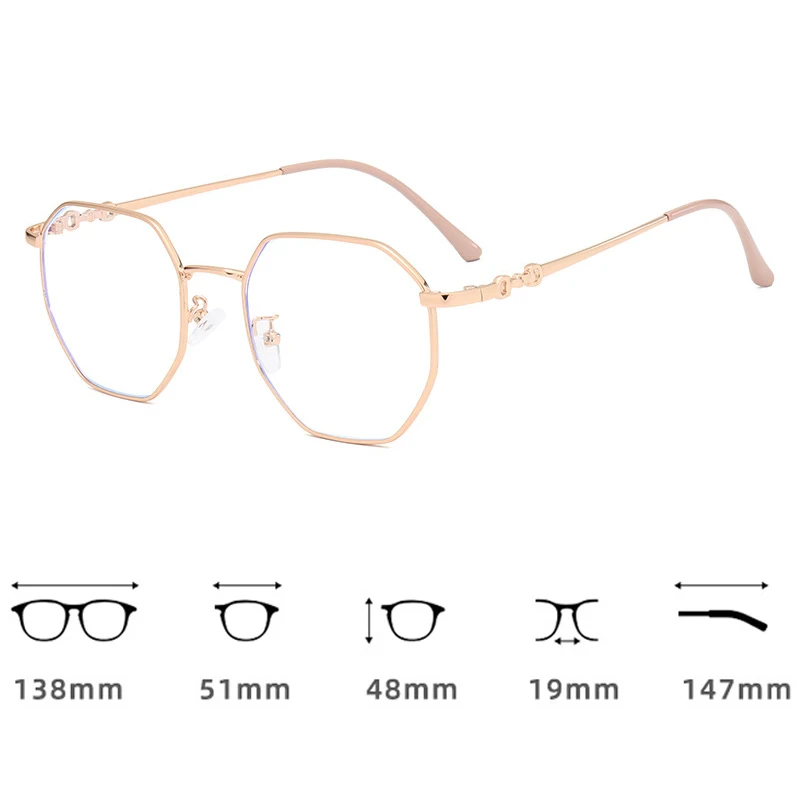 Finished Women Men Minus Glasses Luxury Oversized Frame Myopia Eyeglasses Unisex Optical Prescription Eyewear Diopter 0 To -4.0