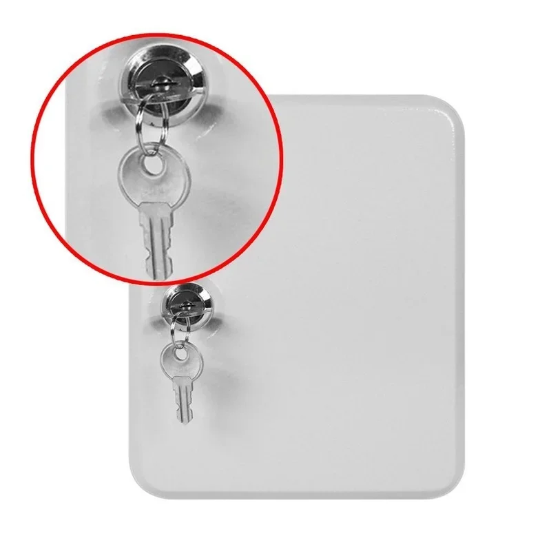 yesLockable Security Metal Cabinet Home Security Key Cabinet Box 20 Tags Fobs Wall Mount Property Management Company