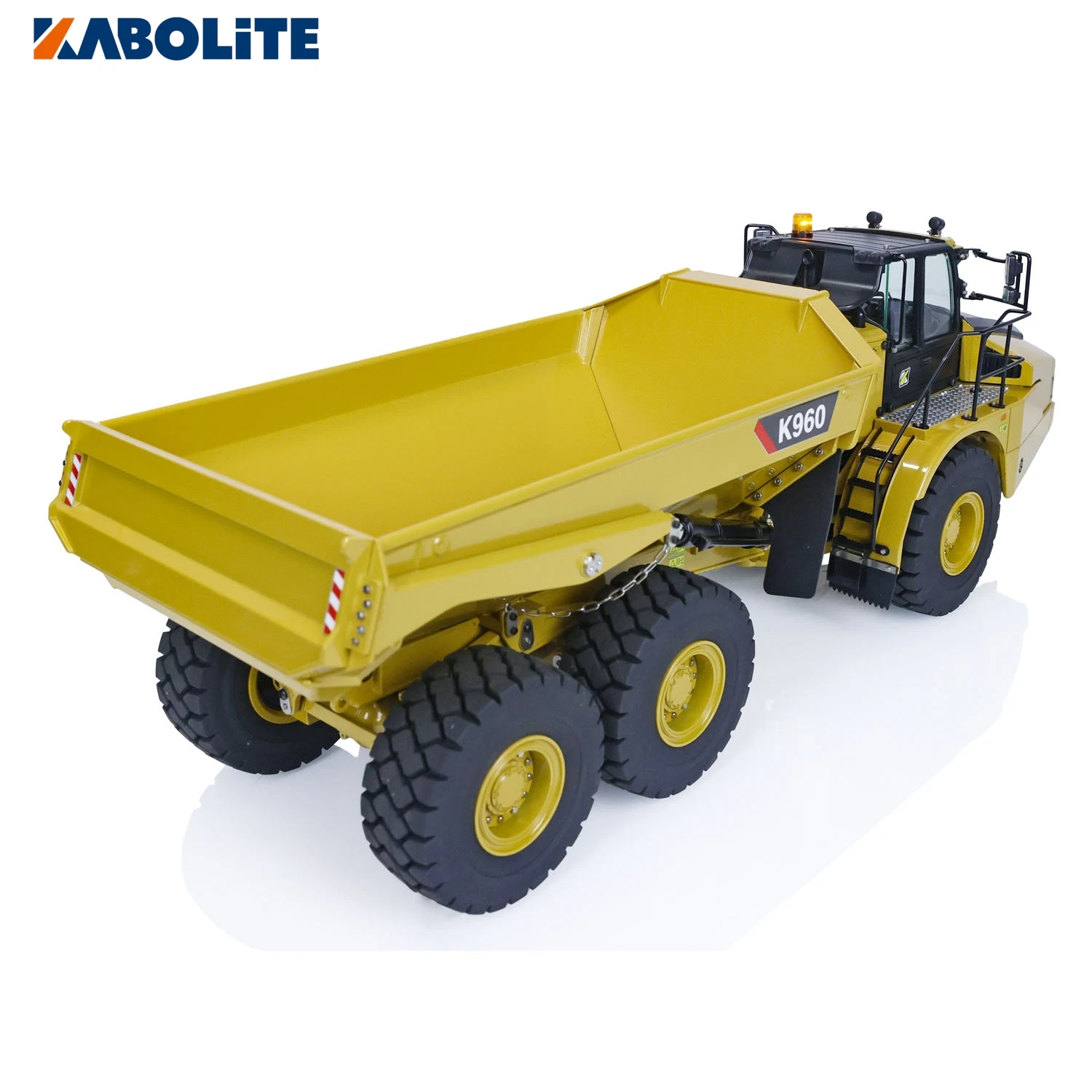 KABOLITE K960 1/20 Metalowa hydrauliczna ciężarówka przegubowa RC 6x6 Zdalnie sterowany wywrotka Samochody ciężkie Zabawki Model maszyny Lekkie serwo