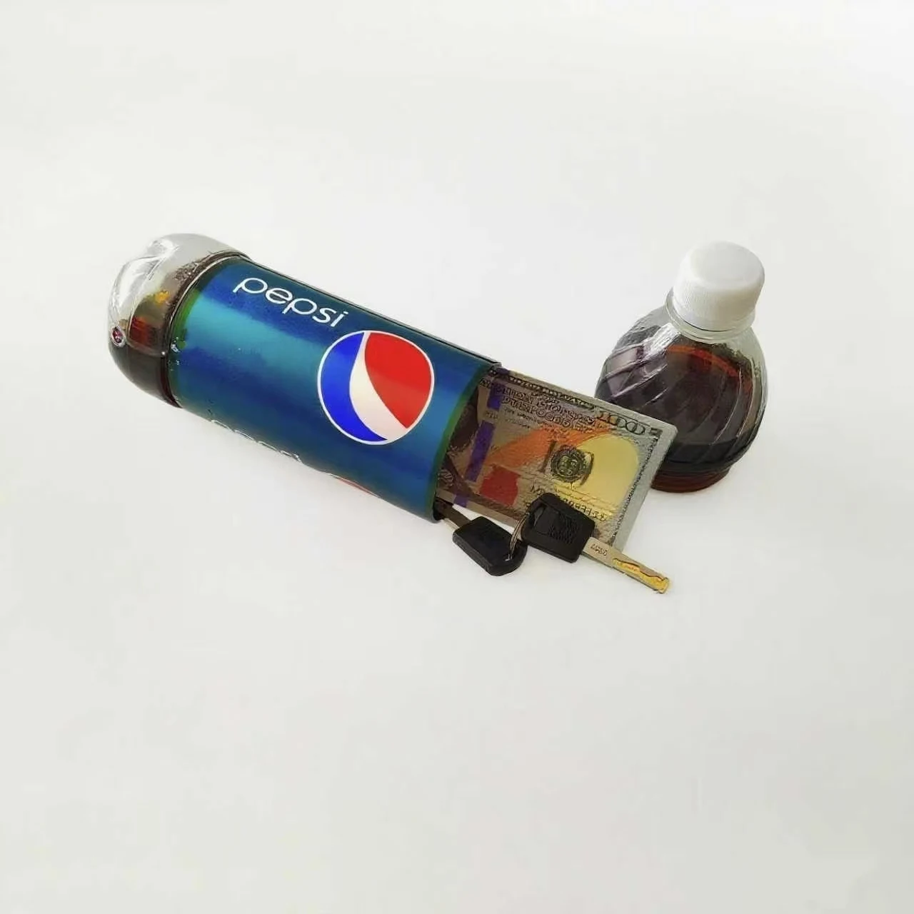 COKE BOTTLE STASH SAFE DIVERSION SECRET HIDING CAR KEY HIDE COLA DRINK