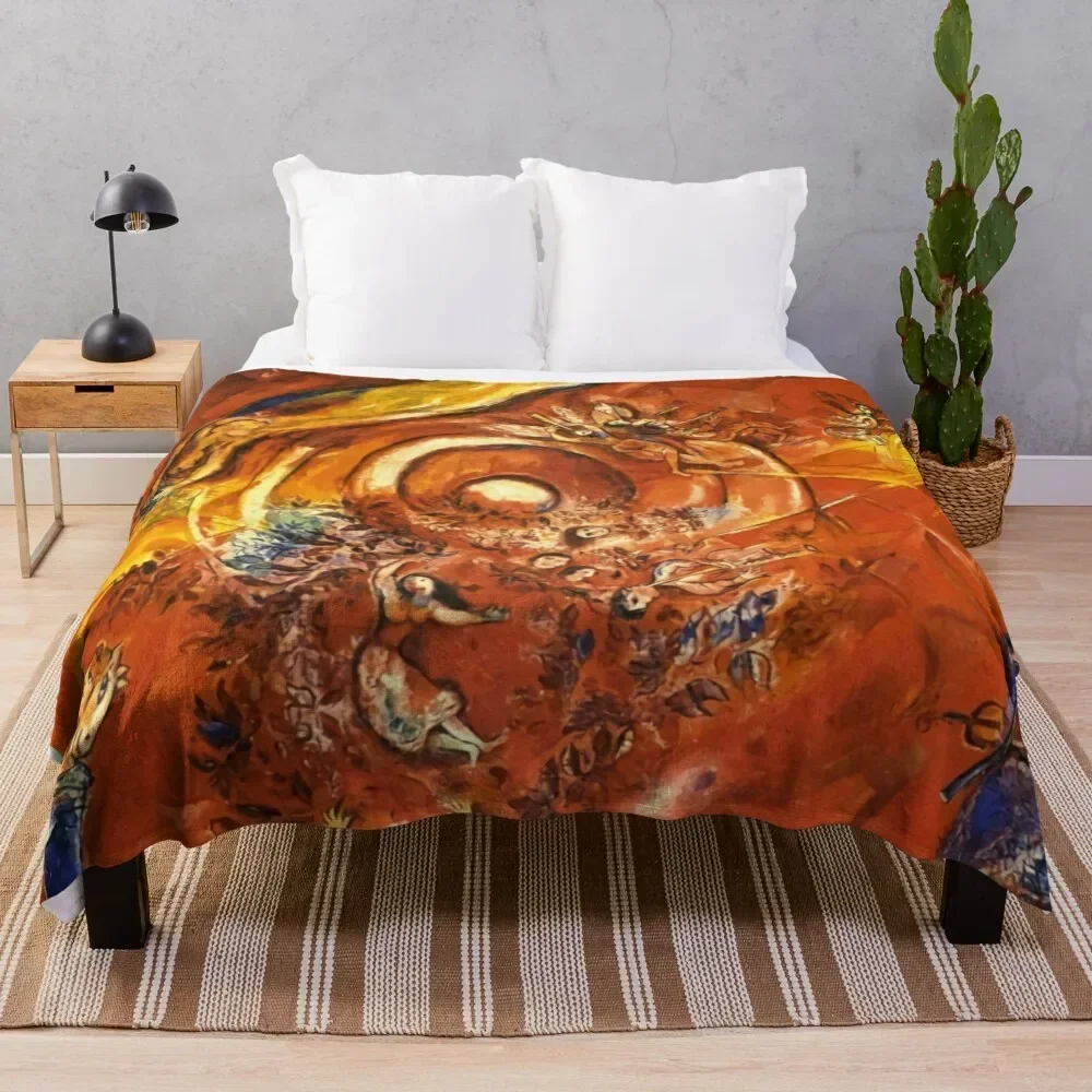 

Metropolitan Opera marc chagall Throw Blanket Faux Fur Soft Warm Blanket for Bed