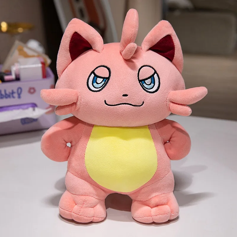 Juguete de peluche de gato de truco rosa para niños, muñeca llena de algodón, decoración de habitación Kawaii, juguetes lindos, 35 cm, 45 cm, 55cm, 1pc