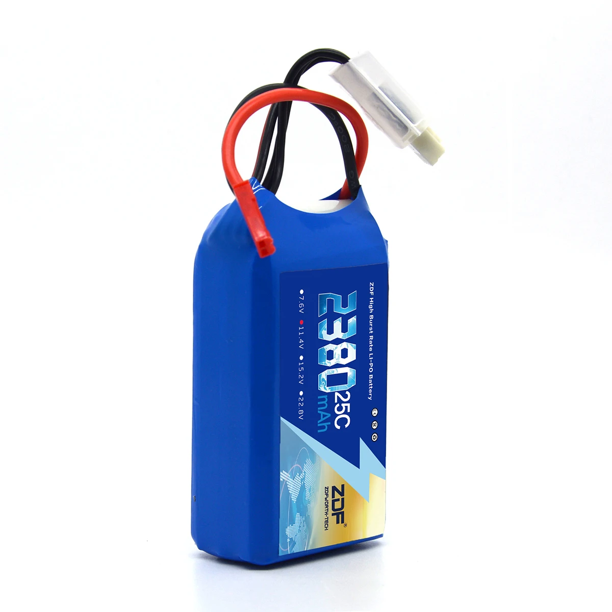 ZDF 2200mAh 2380mAh 25C 3S-11.4V 4S-15.2V 6S-22.8V haute densité LiHv Lipo batterie pour hélicoptère RC bateau voitures FPV Drone pièces