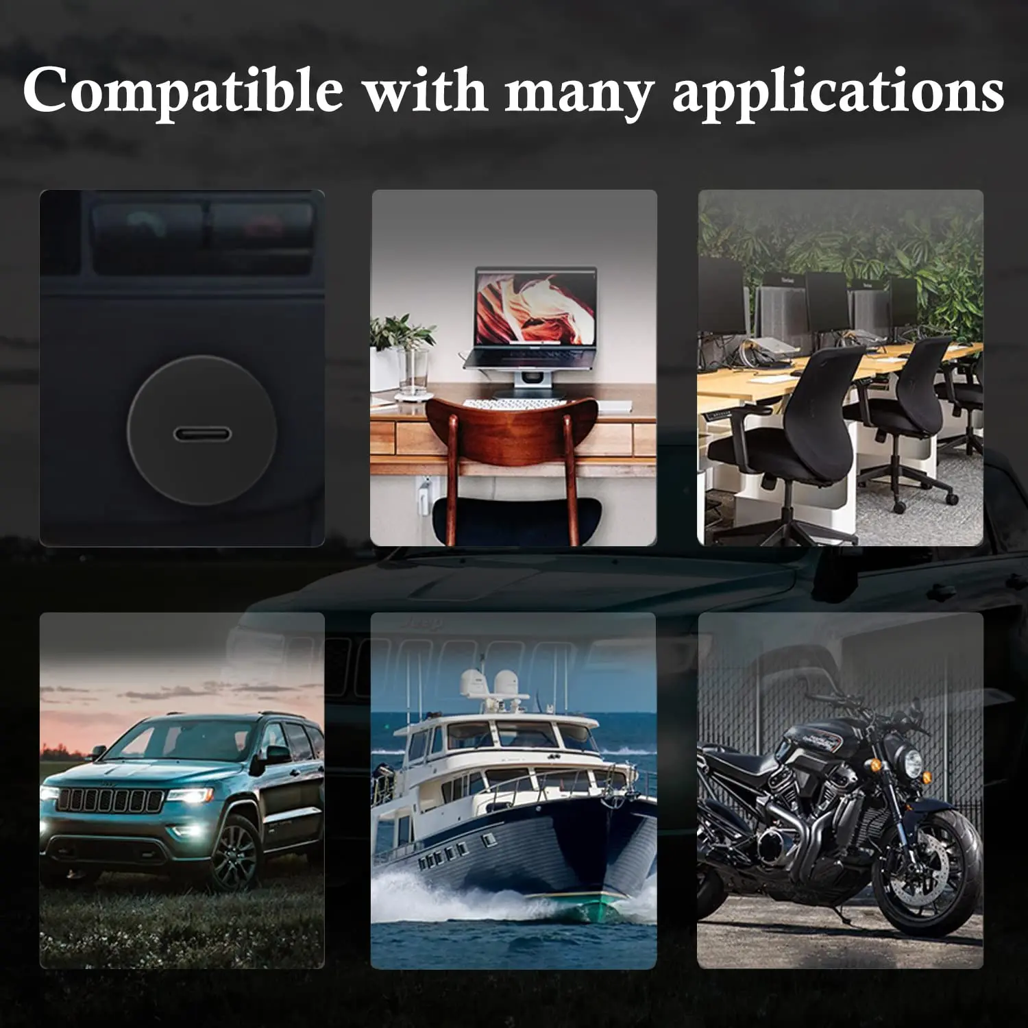Small Circle Port USB 3.0 Type-C Male To Female Flush Panel Mount Extension Data Cable for Car Truck Boat Motorcycle Dashboard