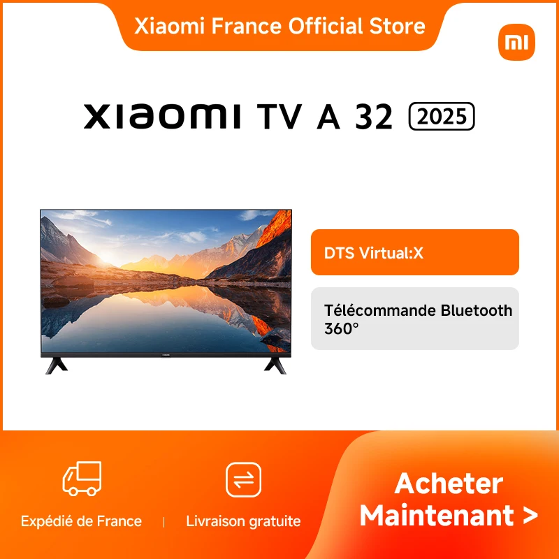 [Official] Xiaomi TV A 32 2025 | DTS Virtual:X, Bluetooth remote control 360 °