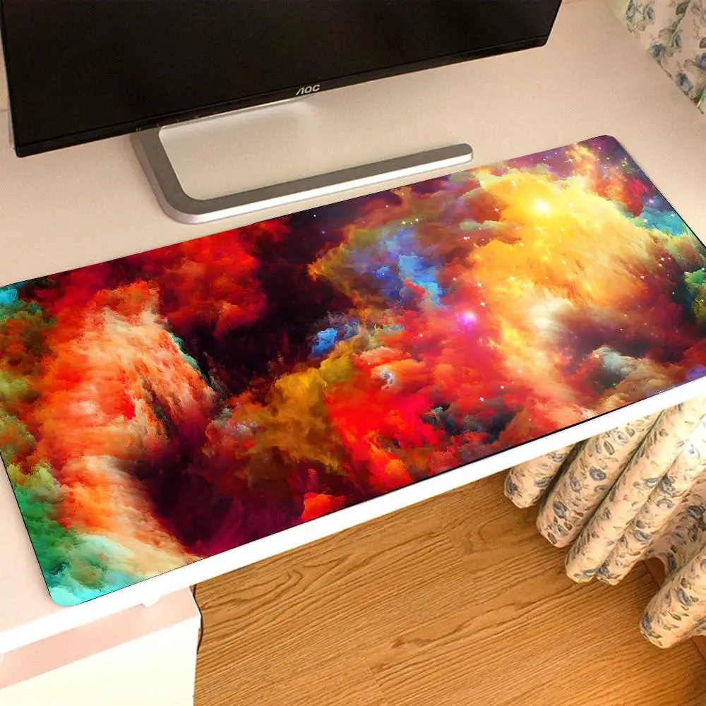 

Color Landscape Custom Made 900x400 Mouse Pad Desk Mat Pad Japan Anime Mouse PC Accessories Non-Slip Pad pad