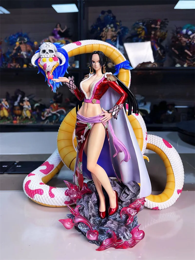 Figura de Anime de una pieza Lx Boa Hancock, Emperor femenino, Kawaii, decoración de habitación, figuras de acción de niña, artículos de estatua, muñeca modelo de Pvc, regalo, 26cm