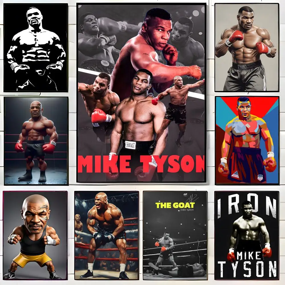 Boxing King M-Mike T-Tyson Poster Wall Art Print Poster Decorative Mural Home Decor Gift Unframed
