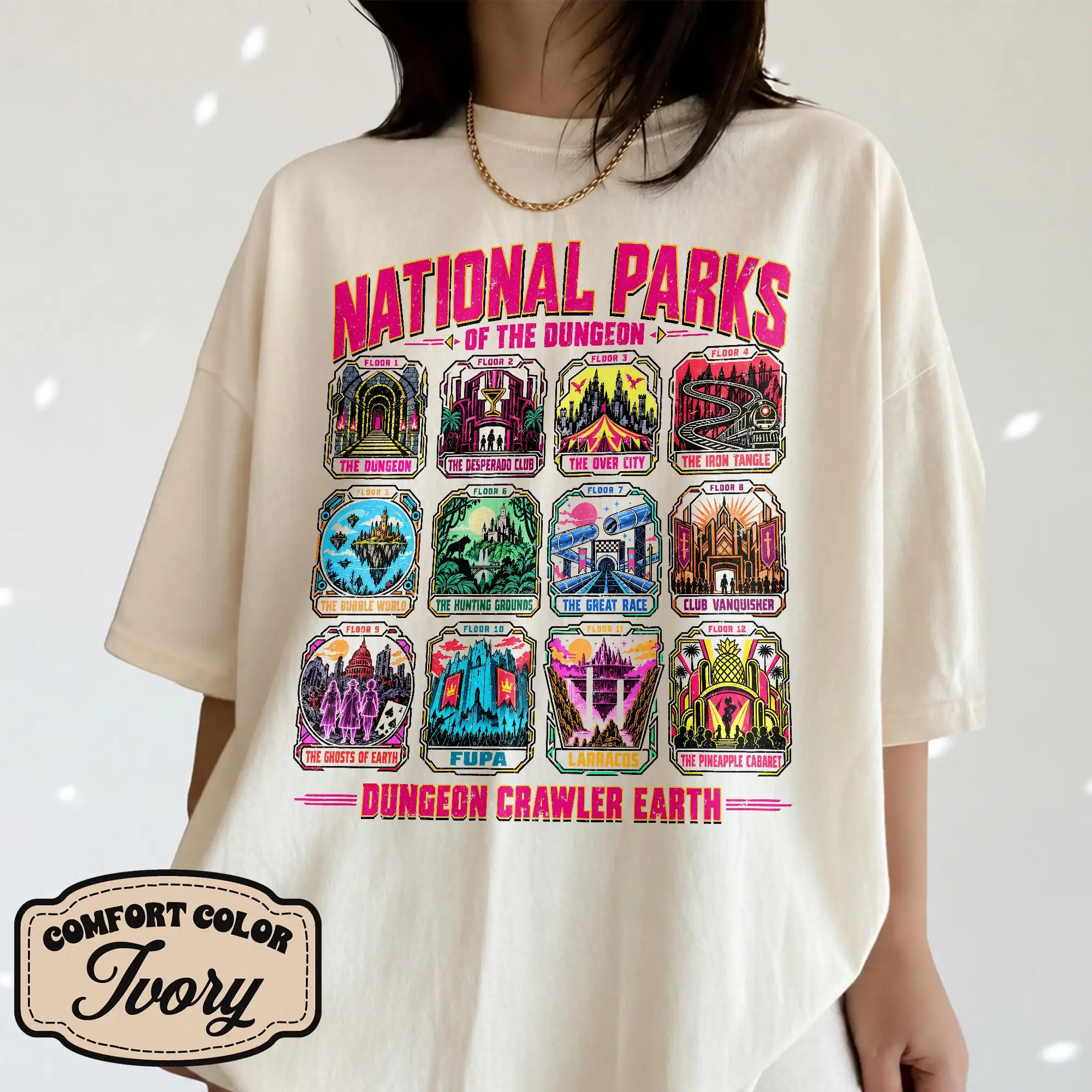 National Parks Of The Dungeon Shirt, Dungeon Crawler Wolrd T-Shirt, Desperado Club Tee, LitRPG Book Lover, DCC Fandom Tee