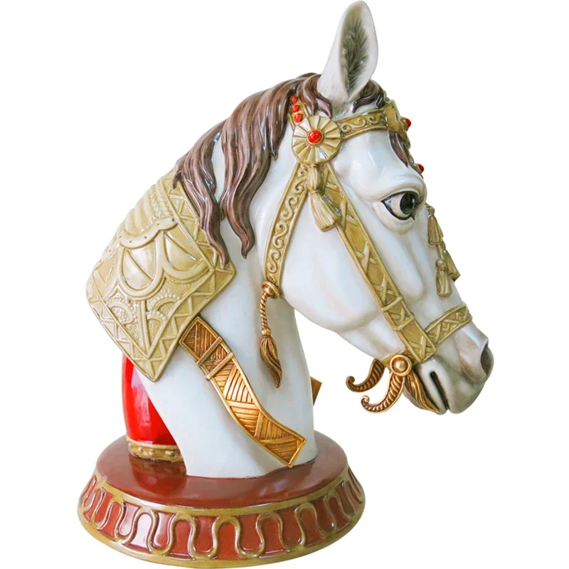 Classical home crafts Soft decoration Living room ornament Ceramic with copper sculpture