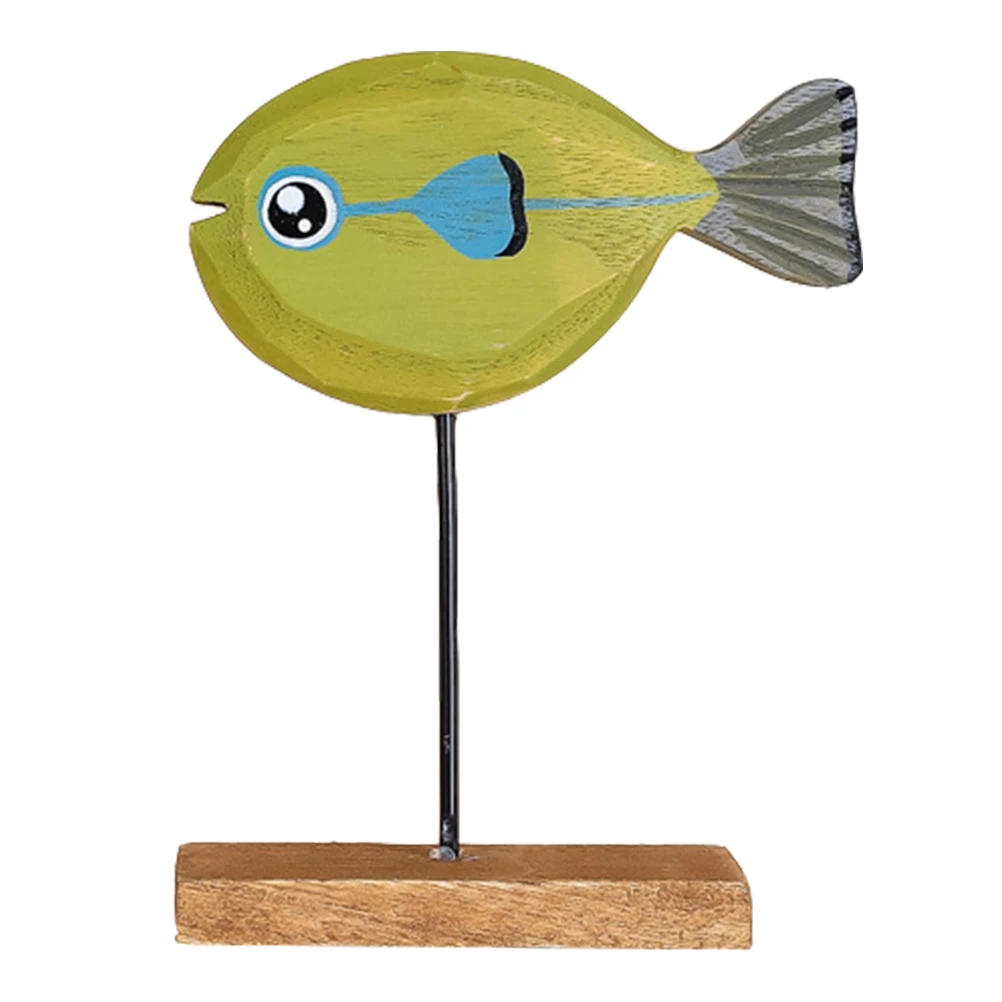 

Wooden Small Fish nament Christmas Decorations Vintage Non fading Party Wooden Decoration Fish Shape Christmas