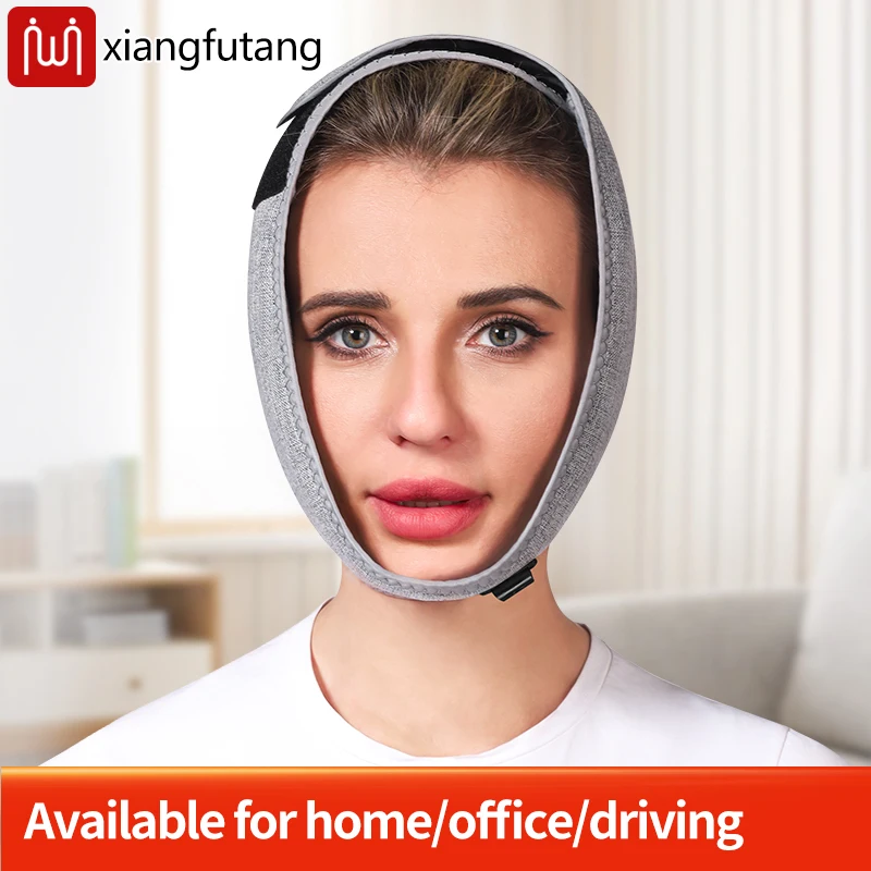 وسادة تدفئة الوجه بالضوء الأحمر - لتجديد شباب البشرة والدورة الدموية وتخفيف آلام الذقن وحماية المفاصل TMJ والعناية اللطيفة