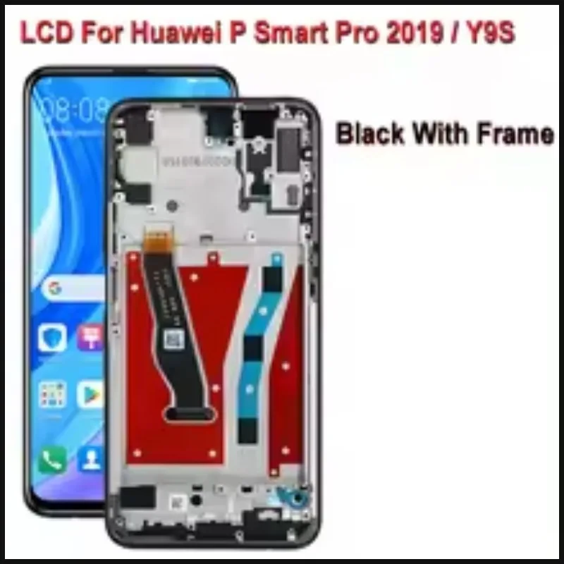 Original 6.59" Display For Huawei Y9s LCD STK-L21 L22 LX3 LCD Touch Screen Digitizer Assembly For Huawei P Smart Pro 2019 LCD
