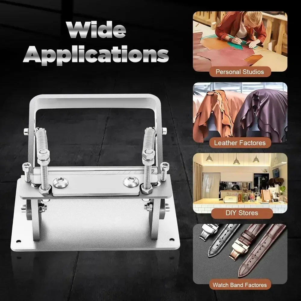 

Manual Leather Splitter Peeling Machine, Professional Leather Paring Skiving Tools, Precision Handle Leatherworking Equipment