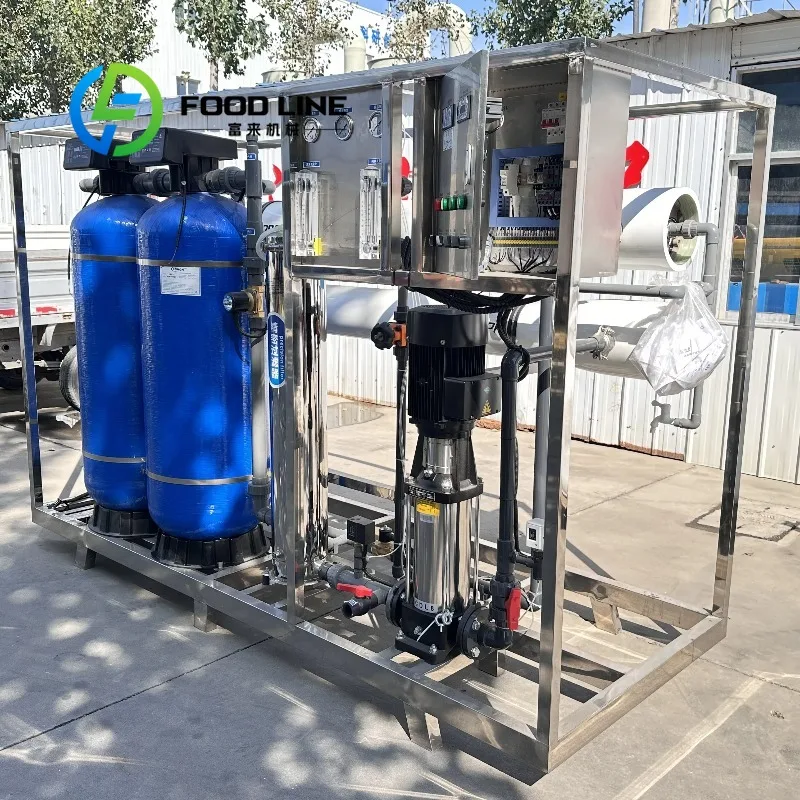 Industrial RO Water Treatment System Centralized Control Touch Screen Visualizes All Running Parameters For Workshop Unified