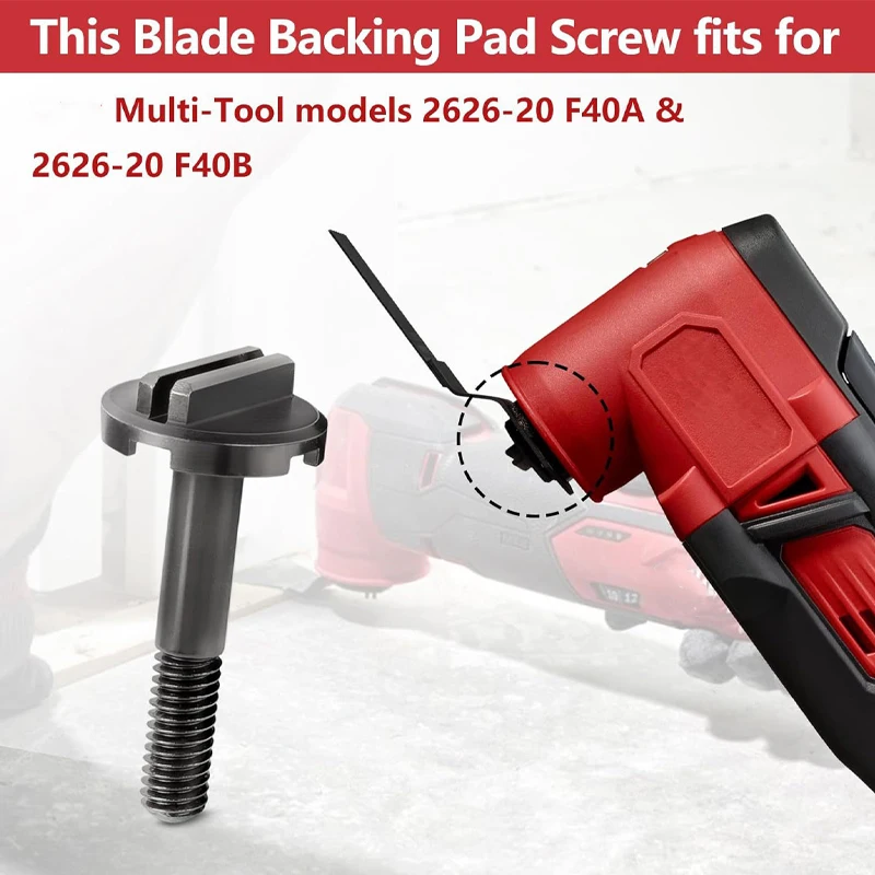 06-75-0025 Bladschroef Multi-Tool Accessoires Voor Milwaukee 2626-20 18V Gereedschap Mes Steun Pad Schroef Vervangend Onderdeel Past